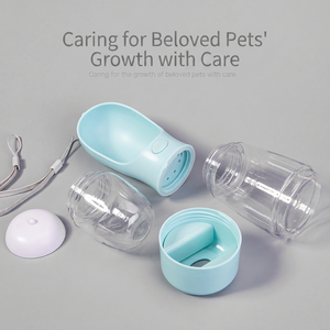 Pet Portable 3 In 1 Water <b>Bottle</b> For <b>Dog</b> Cat Outdoor Use With <b>Drinking</b> Fountain And <b>Bottle</b> Design - Product Image 3
