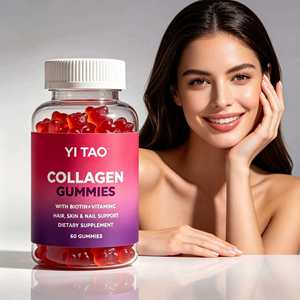 Gommes à la biotine, vitamine C et collagène, 60 unités, complément alimentaire pour la santé des cheveux, de la peau et des ongles, délicieuses gommes beauté. - Product Image 5