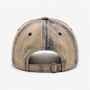Casquette de baseball personnalisée à 6 panneaux en faux daim avec logo plat, style vintage structuré, réglable, motif léopard, fabrication OEM - Product Image 5