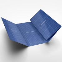 Cartes de vœux de remerciement en papier personnalisées en usine cartes postales dépliant brochure entreprise d'impression offset avec logo