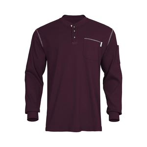 Nhà máy cung cấp Áo sơ mi giản dị chống cháy Phi Hành Đoàn t Áo Sơ Mi Hàn làm việc FR chống cháy Áo sơ mi FRC - Product Image 3