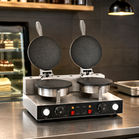 Gaufrier électrique en acier inoxydable pour usage commercial dans les restaurants, les pâtisseries, les hôtels et les foyers