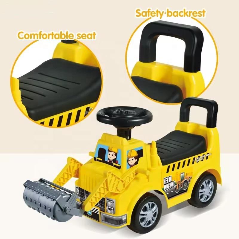 Vehicle Toy Soil Compactor - Kids Electric Ride-on Car