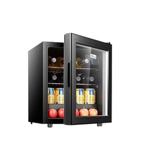 Mini-réfrigérateur électrique en acier avec compresseur et refroidisseur de boissons, unité de refroidissement pour hôtel, cave à vin, réfrigérateur