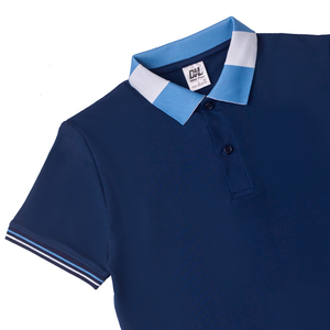 Polo en coton premium avec col en tricot côtelé, manches courtes, coupe moderne, adapté à l'image de marque d'entreprise ou à un usage quotidien décontracté - Product Image 4