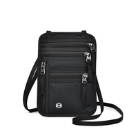 Porte-passeport multifonctionnel imperméable pour les voyages à l'étranger, blocage RFID, porte-documents, porte-cartes et protège-billets d'avion