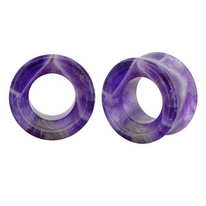 جديد وصول التوصيل Vagin دوامة قرط الاذن المرصع <span class=keywords><strong>0G</strong></span> مجموعة عدادات قياس المغناطيس السائبة الشمع Alargador Orelha حجر الأذن ثقب - Product Image 3