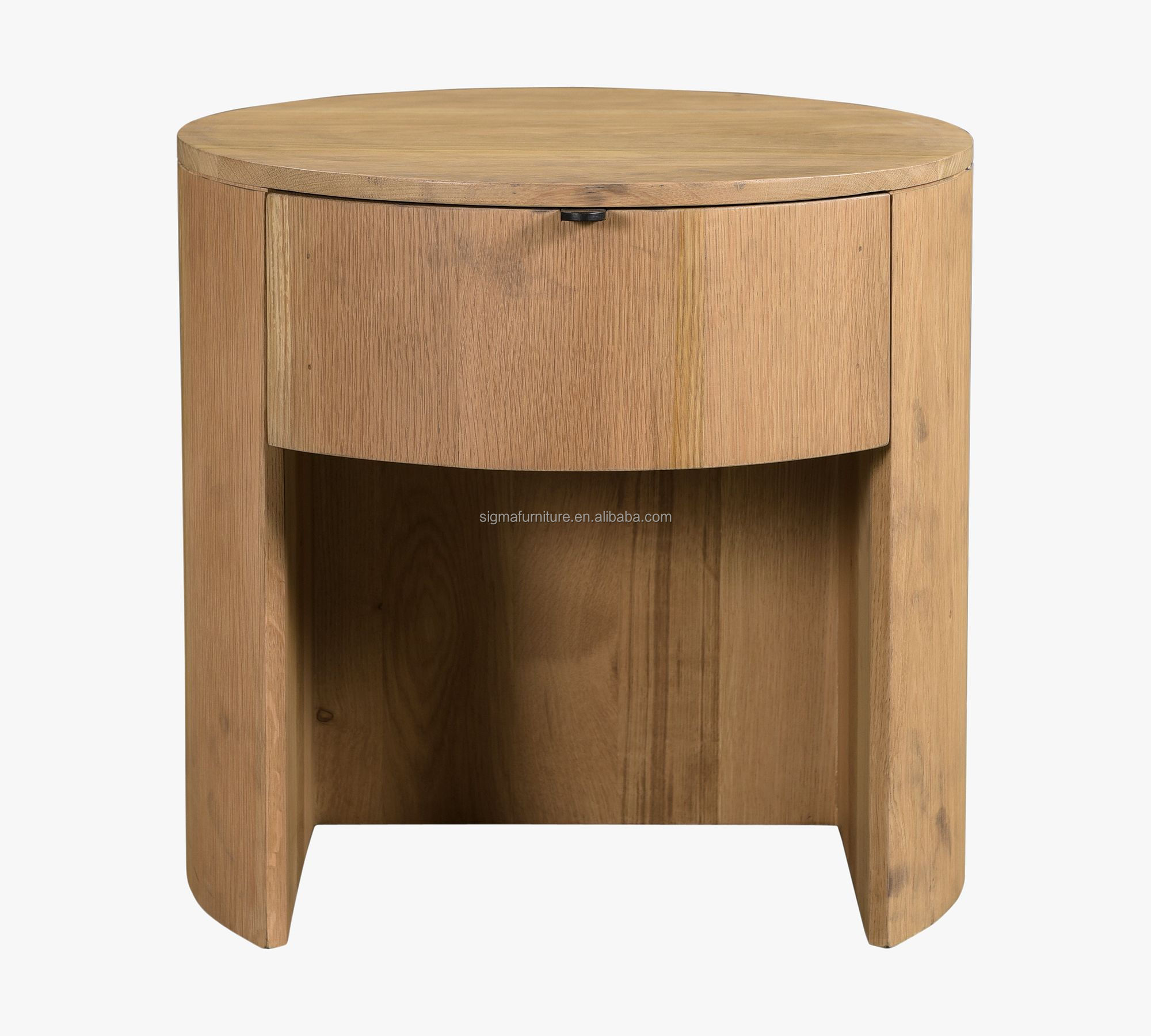 New design farmhouse villa nightstand bedside table solid wood cabinet set