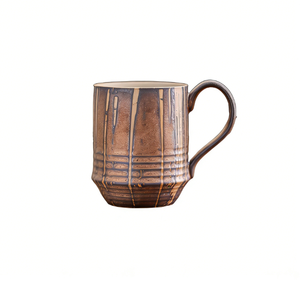 Kiln Changed Reactive Glaze Retro Style Ceramic <b>Latte</b> Art Coffee Mug for Afternoon Tea Home Office Daily Use - Product Image 4
