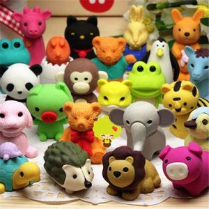 Gommes à effacer 3D en forme d'animaux, sans poussière, de haute qualité, les plus vendues, avec couleur personnalisée, pour usage promotionnel, en matériau TPR/PVC - Product Image 2