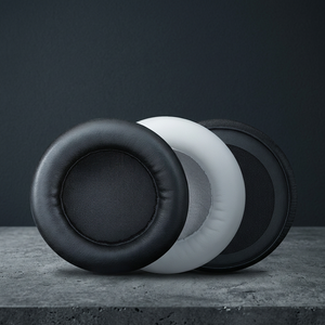 For ATH WS550 Headphone Cushions Audio Technica Premium Protein Skin Black Memory <b>Foam</b> Over Ear <b>Pads</b> Replacement Sleeves - Product Image 6