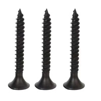 Vis autoperceuses pour plaques de plâtre, tête trompette noire, 3,5 mm x 25 mm, pour panneaux de gypse