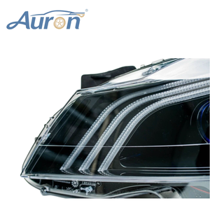 Ensemble de phares à LED Mercedes-Benz Classe C W204 (modèles 2007-2014) |   Feux de jour (DRL) LED D2H 12V, style OE amélioré, 6000K, 36W, 6000 Lm, Nouveaux - Product Image 6