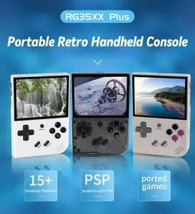 Wifi 2024 ANBERNIC RG35XX Plus 64Gb 3.5 Retro Handheld Game Console Linux System Portable Pocket Video Player Gifts For Kids