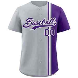 Jersey de béisbol Tejido de secado rápido de alto rendimiento Bordado personalizado Jersey de béisbol y softbol Ropa deportiva de poliéster - Product Image 2