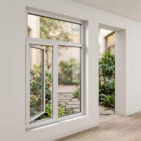 Auvent en aluminium avec fenêtres à double vitrage pour maison
