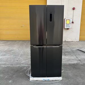 Réfrigérateur domestique de luxe à portes françaises OEM 465L, couleur bleu marine, prix usine de haute qualité, pour réfrigération - Product Image 1