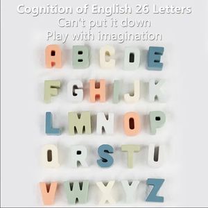 Alfabeto all'ingrosso numero forma Abc 3D giocattoli in legno Montessori educazione precoce blocchi di legno altri puzzle per bambini - Product Image 6
