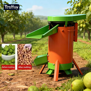 Máy gọt và rửa quả óc chó xanh thiết kế nhỏ gọn 95*48*105cm dành cho trang trại nhỏ và hợp tác xã, tỷ lệ hư tổn thấp - Product Image 2