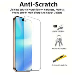<span class=keywords><strong>ราคา</strong></span>โรงงานสำหรับฟิล์มกันรอยหน้าจอ <span class=keywords><strong>iPhone</strong></span> 18 แบบใส HD ป้องกันรอยขีดข่วน คุณภาพพรีเมียม - Product Image 1