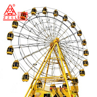 Grande Roue de Ferris Rotative pour Parc d'Attractions, Attraction Populaire et Romantique, pour Visites de Ville en Extérieur, à Vendre