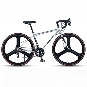 Vélo de route de course WoWei W46 <span class=keywords><strong>Europe</strong></span> 28 pouces 14/16 vitesses en alliage d'aluminium léger avec guidon tombant et passage de câbles dissimulé - Product Image 2