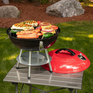 프리미엄 14인치 숯불 그릴 바베큐 숯불 그릴 야외 캠핑용 - Product Image 5