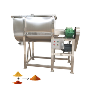 Miscelatore a Doppio Nastro in Acciaio Inox con Valvola di Scarico Personalizzata per Svuotamento Completo, Capacità 500/900 L, Riscaldamento a Risparmio Energetico - Product Image 2