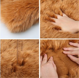 Housse de siège de voiture personnalisée en cuir de laine de mouton <span class=keywords><strong>Polo</strong></span> housse de siège de voiture hiver universel housses de siège de voiture ensemble complet - Product Image 5