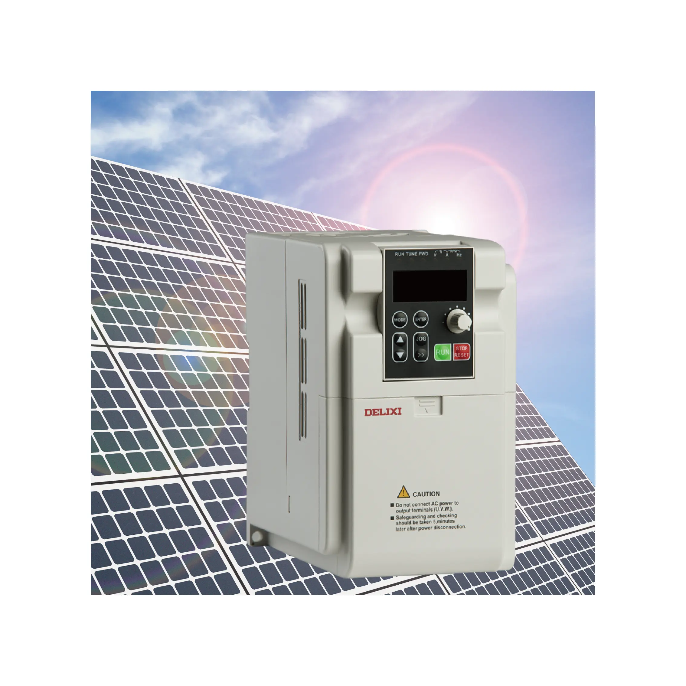 Inverter Panel surya, hemat energi 380V 11KW 15kW 18,5 kW dengan Mppt untuk sistem energi surya