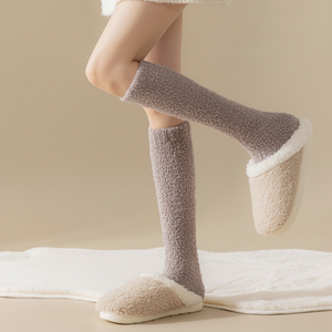 G&G Long <b>Sleep</b> <b>Socks</b> Thick Winter Woven Fleece for Women Warm Postpartum Care <b>Socks</b> Non-Compressive Design Prevent Cold Hands - Product Image 1