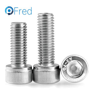 M1.6-M16 สแตนเลสสตีลหัวจมหกเหลี่ยมสกรูเกลียวเต็ม GB นิ้วมาตรฐานและระบบวัดเมตริก - Product Image 3