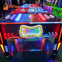 HiPlay Prix usine Jeu d'arcade Whack-a-Mole de réaction rapide pour 2 joueurs, Jeu de table interactif à monnayeur pour Parc d'attractions et FEC