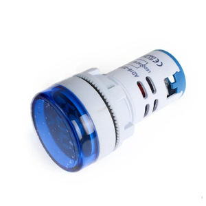 1PCS Digital Voltmeter 22mm Round AC 60-500V Volt Mini Voltage <strong>Tester</strong> Meter Monitor Power <strong>LED</strong> Indicator Pilot <strong>Lamp</strong> - Product Image 3