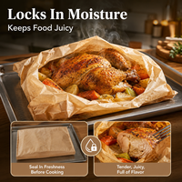 Sac de cuisson pour dinde de Thanksgiving extra large, sacs de cuisson résistants aux hautes températures pour poulet entier, sacs de cuisson format familial