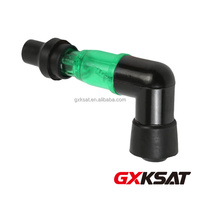 GXKSAT Nouvelle capuchon de bougie universel en caoutchouc et plastique haute pression avec lumière pour véhicules tout-terrain