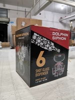 Distributeur de shots multi-positions en acrylique coloré pour 6 verres à shot, avec support et bouchon, verres à shot miniatures pour jeux de fête