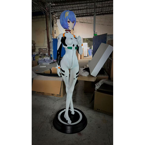 Estatua de Resina de Rei Ayanami de <span class=keywords><strong>Genesis</strong></span> Evangelion EVA, Tamaño Real 1:1, Figura de Anime Coleccionable para Decoración - Product Image 5