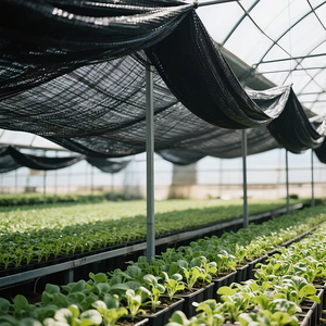 <span class=keywords><strong>Reti</strong></span> <span class=keywords><strong>Ombreggianti</strong></span> Nere <span class=keywords><strong>per</strong></span> <span class=keywords><strong>Agricoltura</strong></span> Utilizzate <span class=keywords><strong>per</strong></span> Protezione Solare ad Alta Efficienza e Ombreggiatura nelle Serre - Product Image 1