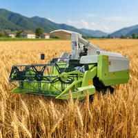 Moissonneuse-batteuse agricole Wubota haute productivité à alimentation complète pour céréales
