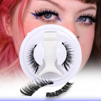 Cils Magnétiques à Bande Longs Doux de Haute Qualité avec Pince, Faux Cils Naturels Demi-Longs pour Maquillage et Produits de Beauté, Prix de Gros