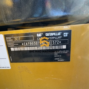 Maquinaria Forestal de Bajo Consumo, Excavadoras Hidráulicas Usadas Caterpillar CAT307E2 Mini en Venta - Product Image 2