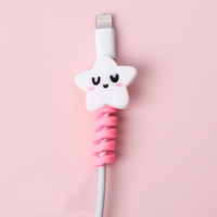 Protector de Cable de carga de moda para teléfonos Soporte de Cable Ties Winder Clip para ratón Cargador USB Cable DE GESTIÓN Organizador de cables