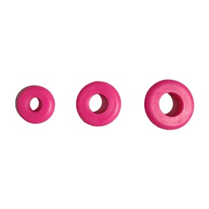 Bouchon de canne à pêche en silicone hautement élastique pour gros poissons, accessoire de pêche, couleur rose - Product Image 1