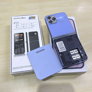 Nuevo Teléfono I15 Pro 180 Plegable con Batería Grande, Linterna, Cámara Trasera, Pantalla LCD de 2.6 Pulgadas, 4 SIM, Compatible con Múltiples Idiomas - Product Image 2