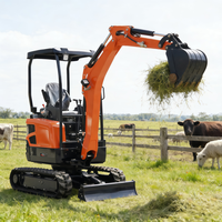 Mini-excavatrice SDLOT 1-3 tonnes avec moteur CE EPA EURO5, pompe hydraulique et boîte de vitesses, pour utilisation agricole, livraison gratuite