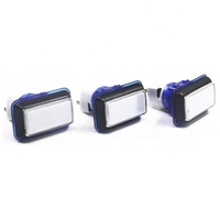 Botón luminoso de doble color de alta calidad de 27*47mm para Europa y América