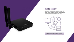 UGOOS UT8 <span class=keywords><strong>PRO</strong></span> TV BOX Android <span class=keywords><strong>11</strong></span>,0 DDR4 8GB RAM 64GB ROM RK3568 WiFi6 Reproductor multimedia BT Voice Remote UT8 4G 32G <span class=keywords><strong>VS</strong></span> AM6B Plus - Product Image 3