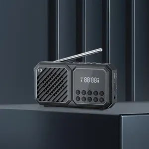 Top Sản phẩm bán chạy 2023 ngoài trời di động thông minh FM Đài phát thanh không dây Bluetooth Speaker với USB MP3 Máy nghe nhạc