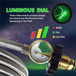 Manguera trenzada de acero inoxidable POL, 1 ''-20 macho para calentador de alta presión, parrilla, parrilla, superficie lisa, manguera de agua Flexible trenzada - Product Image 6